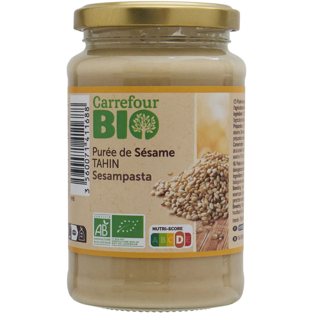 CARREFOUR Organic Sesame Puree 350 g
