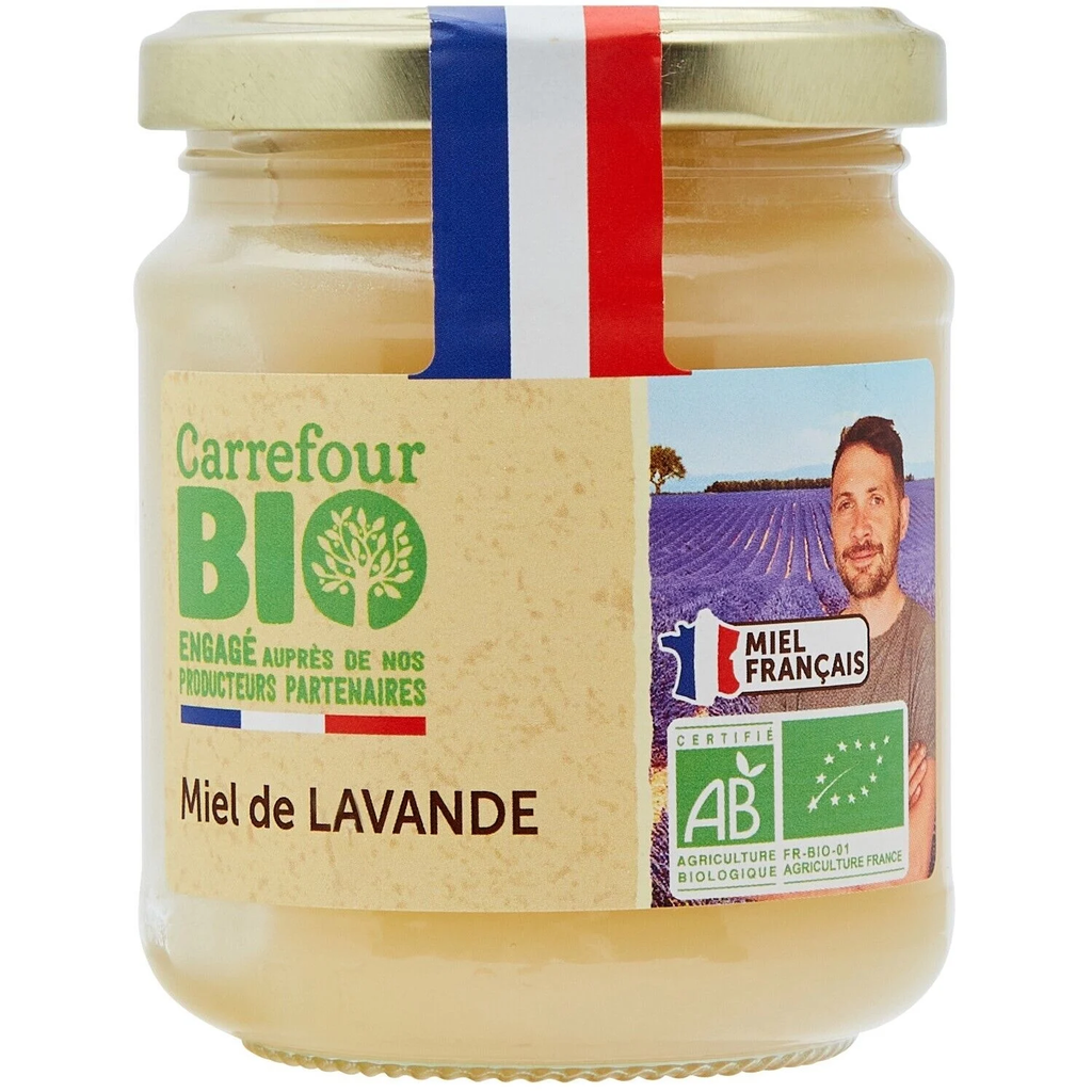 CARREFOUR Miel de Lavande Bio 250 g