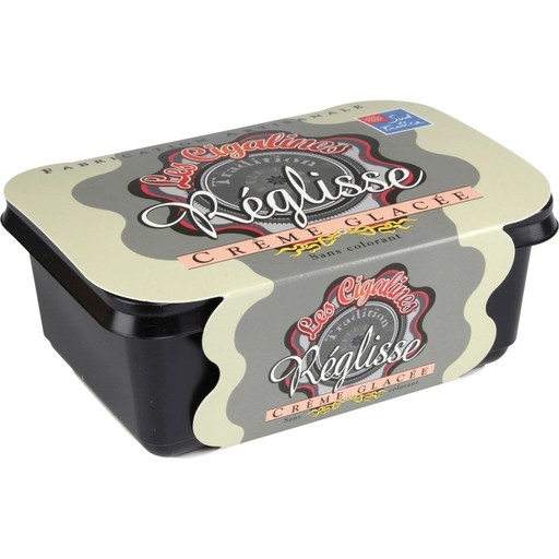 [3563350000207] LES CIGALINES Glace réglisse 580 g