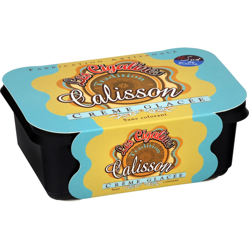 [3563350000351] LES CIGALINES Glace en bac Calisson 500 g