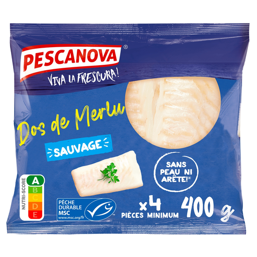 [3567891164770] PESCANOVA Lomos de merluza 4 piezas 400 g