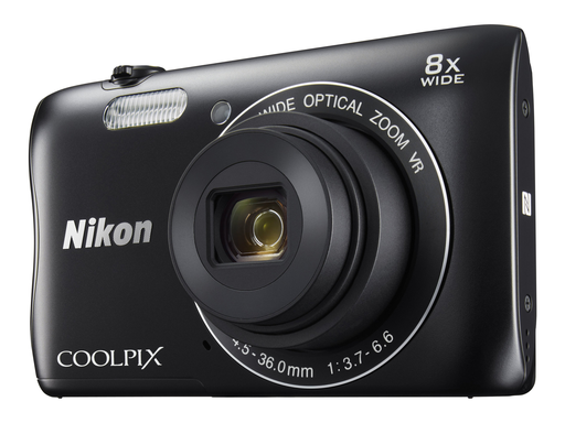 [0018208942619] NIKON Câmara compacta COOLPIX S3700 preto