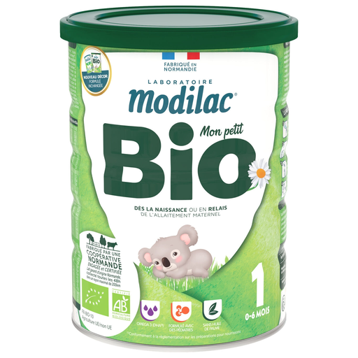 [3572731300720] MODILAC Leite para bebé em pó 1ª idade Bio 800 g