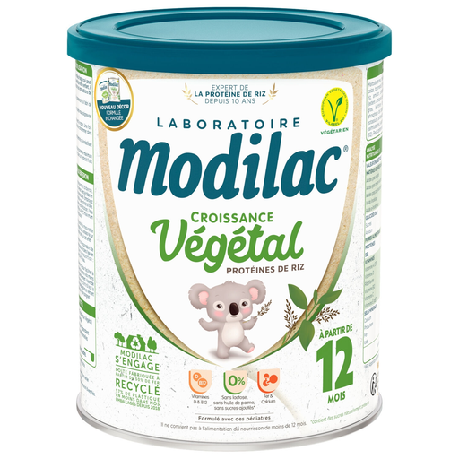 [3572731302588] MODILAC Leite infantil em pó crescimento vegetal 700 g