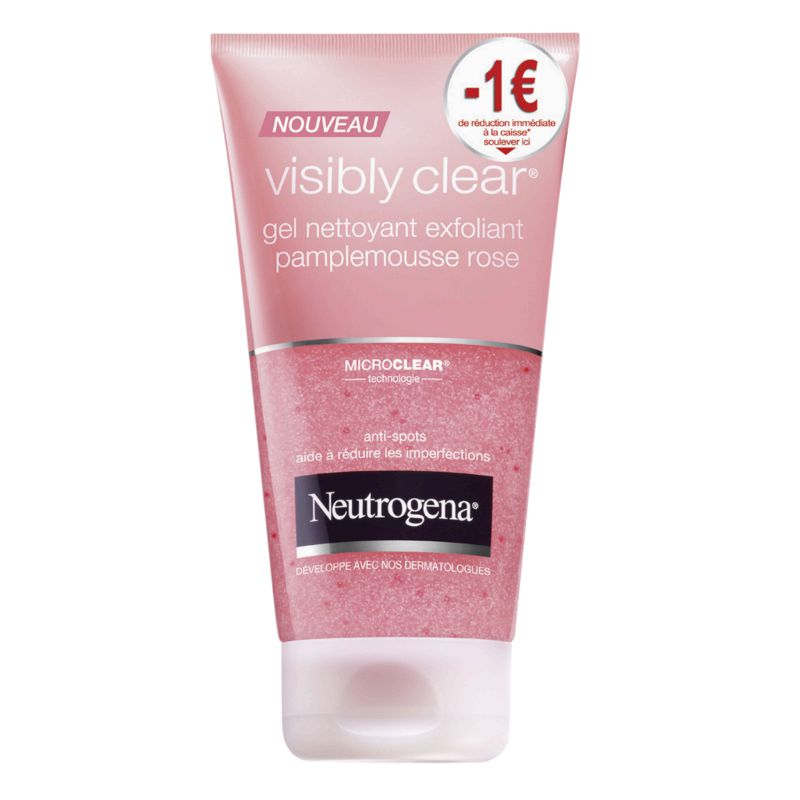 Neutrogena 150Ml Zel Nettoyant Exfoll'Ant P.Rose
