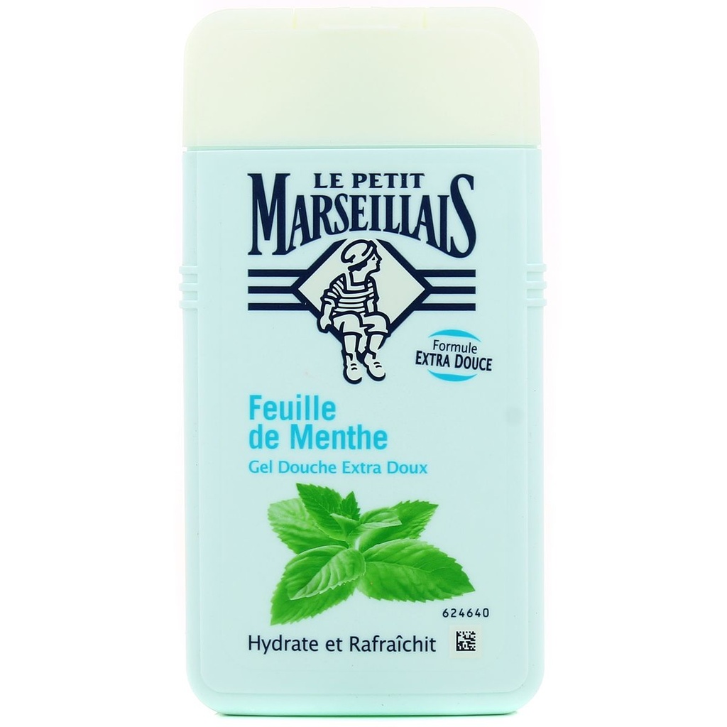 Le Petit Marseillais Gel Douche Extra Doux Feuille De Menthe Bio 250Ml