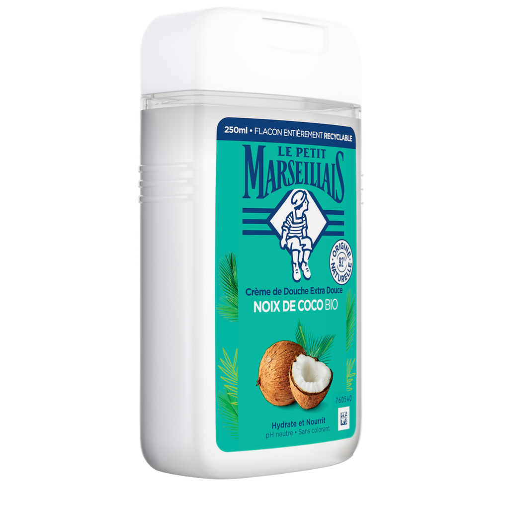 Le Petit Marseillais Crème De Douche Extra Douce Noix De Coco Bio 250Ml