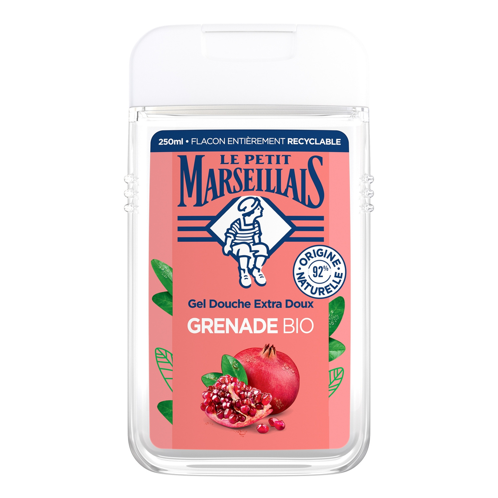 LE PETIT MARSEILLAIS Gel douche extra doux parfum grenade de méditerranée 250 ml