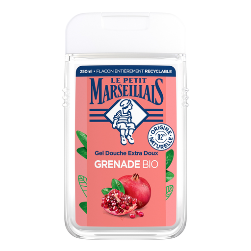 [3574661319308] LE PETIT MARSEILLAIS Gel de ducha extra suave granada de mediterráneo 250 ml