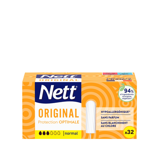 [3574661350806] NETT Tampões Original Normal sem aplicador 32 unidades