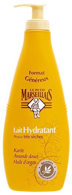 Le Petit Marseillais Lait Soin Hydratant Nutrition Beurre De Karite, Amande Douce & Huile D’Argan 250Ml