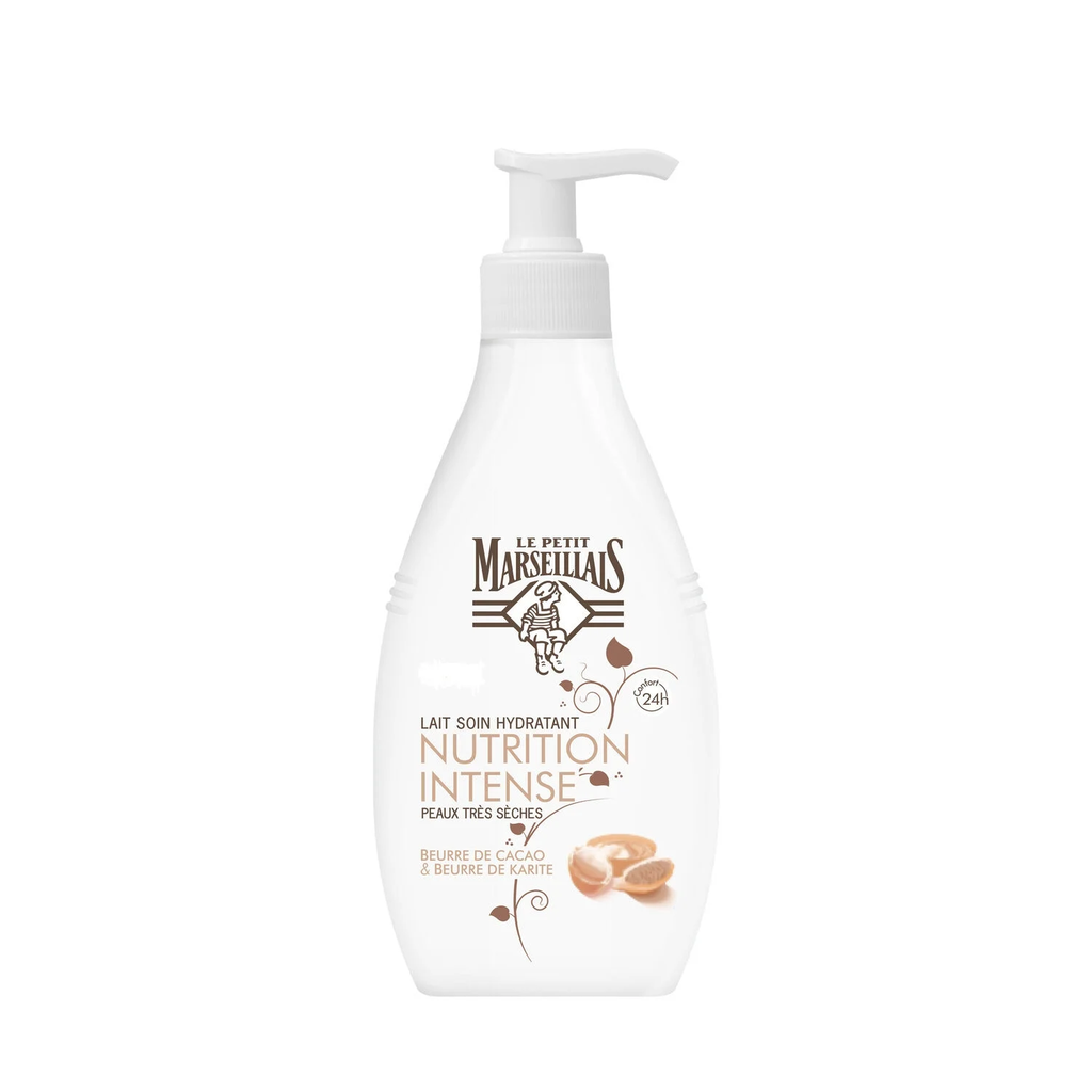 LE PETIT MARSEILLAIS Leite hidratante nutrição intensa cacau e karité 250 ml