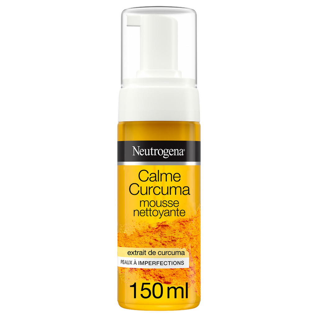 [3574661527055] Neutrogéna Mousse Nettoyante Calme Curcuma Pompe 150Ml