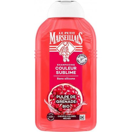 Le Petit Marseillais Shampooing Couleur Sublime Pulpe De Grenade Bio 250Ml