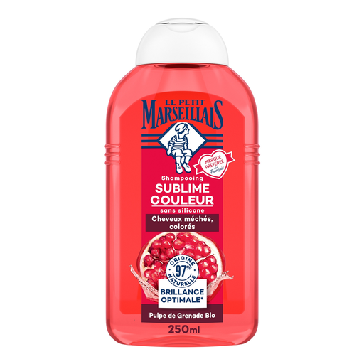 [3574661537450] LE PETIT MARSEILLAIS Shampoing Sublime Couleur Cheveux Méchés et Colorés 250 ml