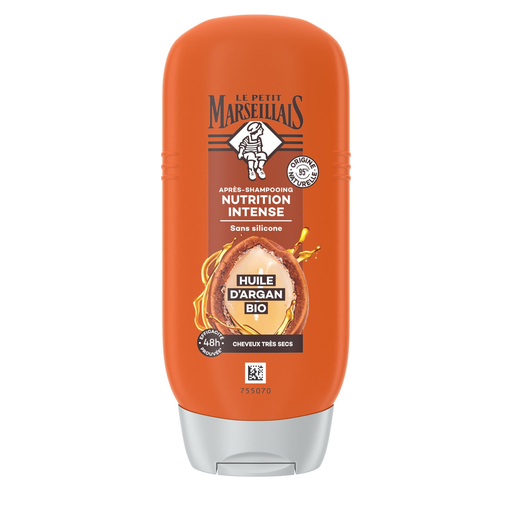 [3574661539126] LE PETIT MARSEILLAIS Acondicionador Nutrición Intensa Aceite de Argán 200 ml