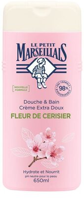 Le Petit Marseillais Gel Douche & Bain Extra Doux Fleur De Cerisier 650Ml