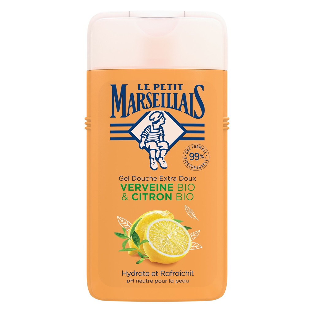 Le Petit Marseillais Gel Douche Extra Doux Verveine Citron 250 Ml