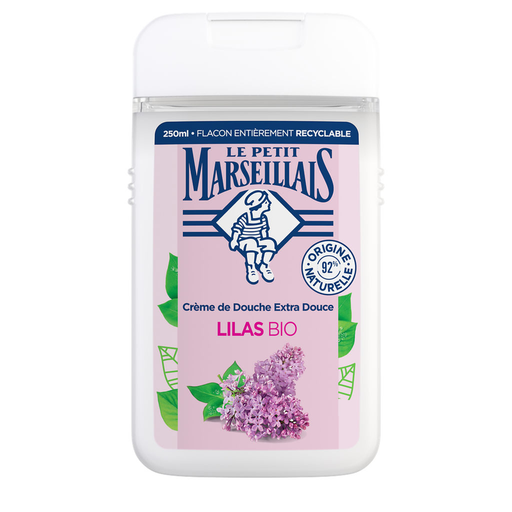LE PETIT MARSEILLAIS Moisturizing extra gentle shower cream organic lilac 250 ml
