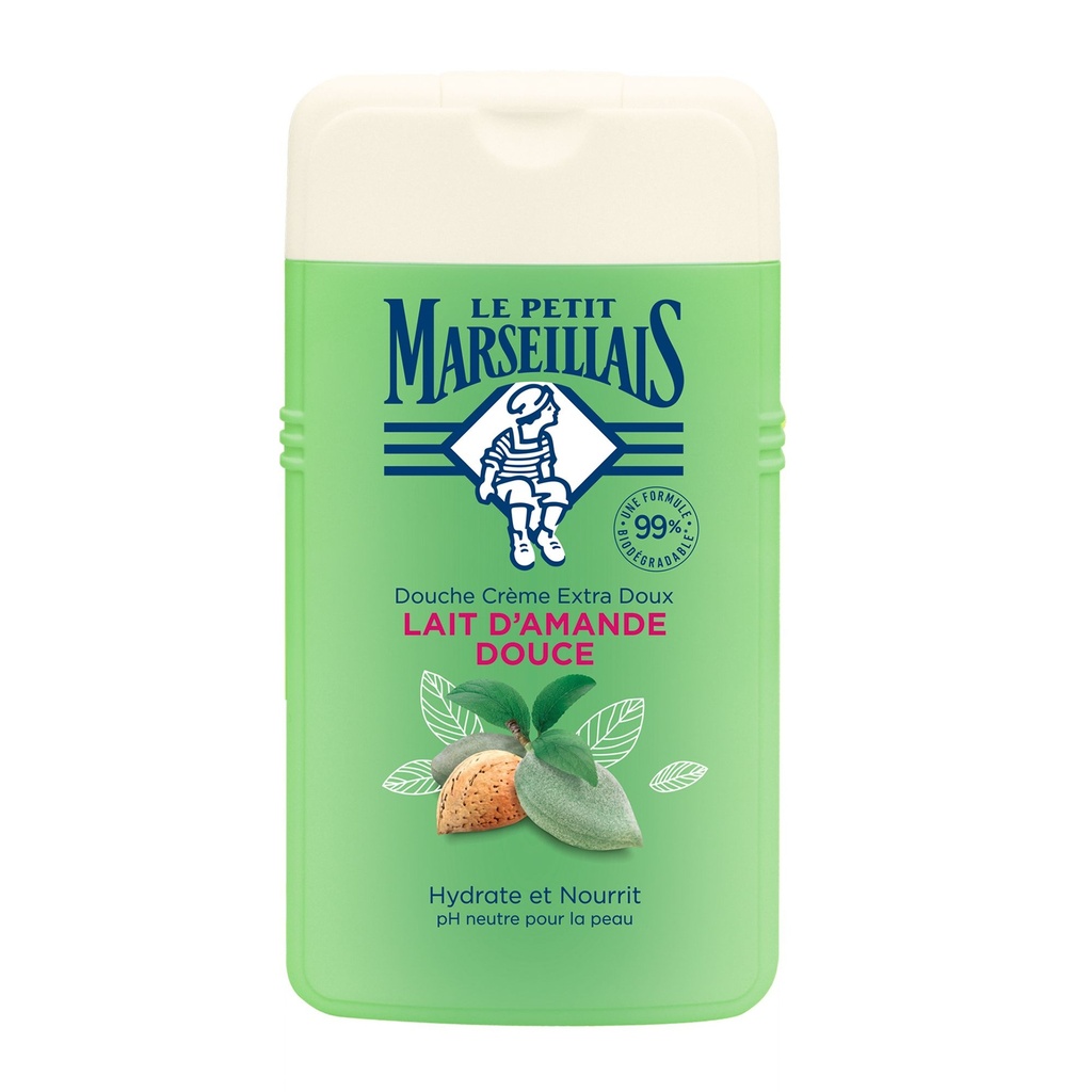 Le Petit Marseillais Douche Crème Extra Doux Lait Amande Douce 250 Ml