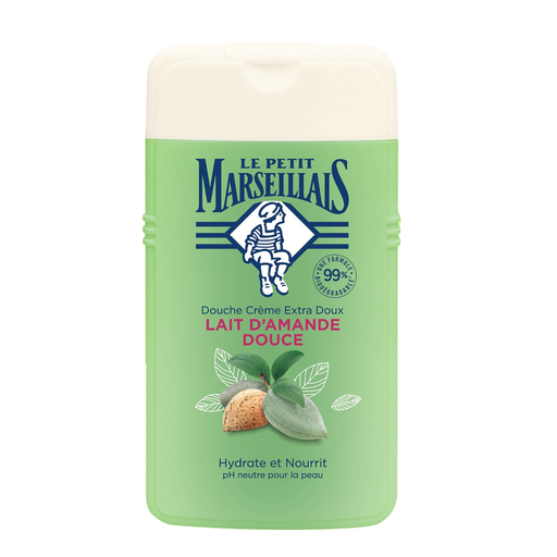 [3574661578422] LE PETIT MARSEILLAIS Sweet Almond Milk Shower Cream 250 ml
