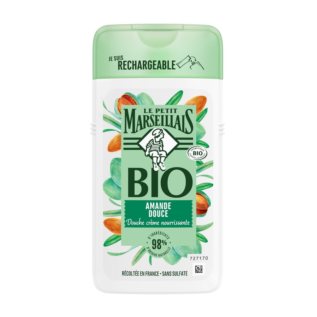 Le Petit Marseillais Bio Amande Douce Crème De Douche Nourrissante 250Ml