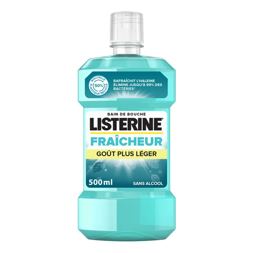 [3574661634951] LISTERINE Elixir oral frescura intensa sem álcool 500 ml