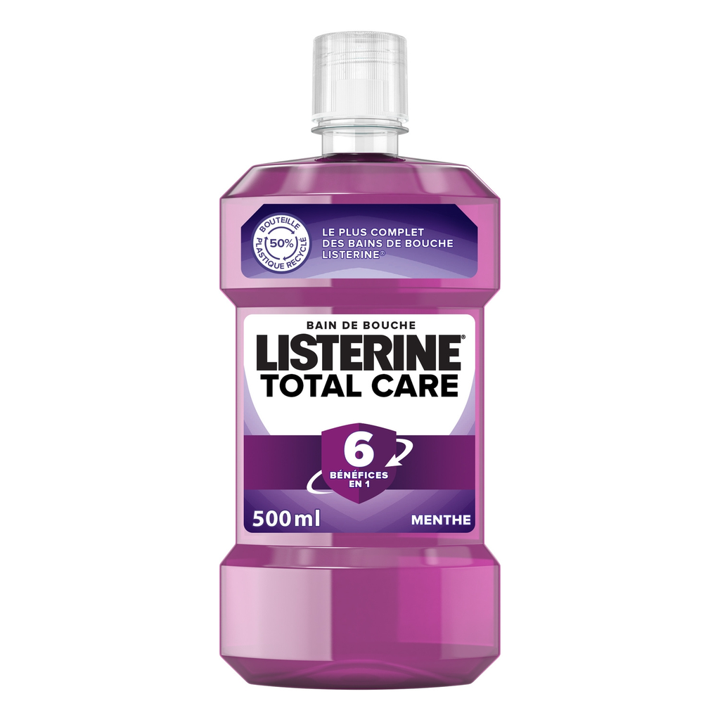 LISTERINE 6-in-1 Mint Mouthwash 500 ml
