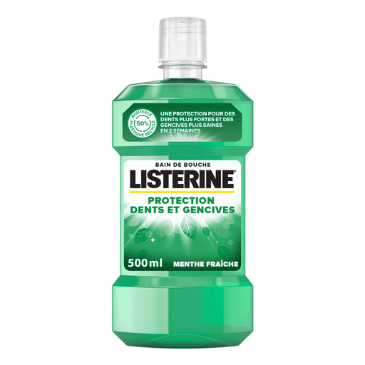 [3574661638768] LISTERINE Enjuague Bucal Protección Dientes y Encías Menta Fresca 500 ml
