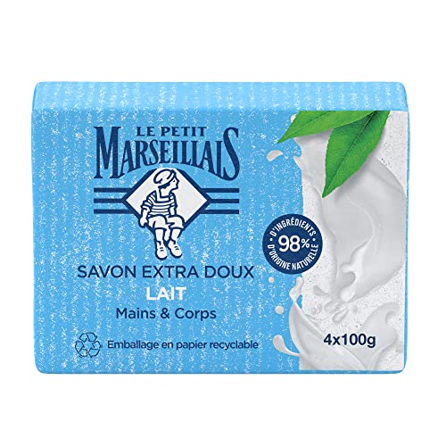 Le Petit Marseillais Savon Extra Doux Lait Mains & Corps 200G