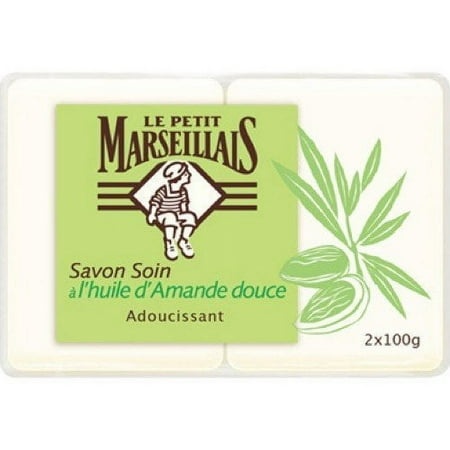 Le Petit Marseillais 2 Savons Surgras Huile D'Amande Douce 2X100G