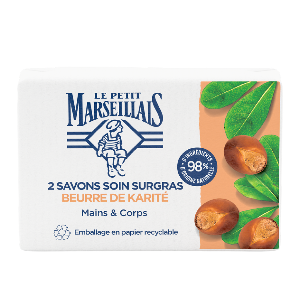 LE PETIT MARSEILLAIS Jabón Cuidado Sobreengrasado Manteca de Karité 200 g
