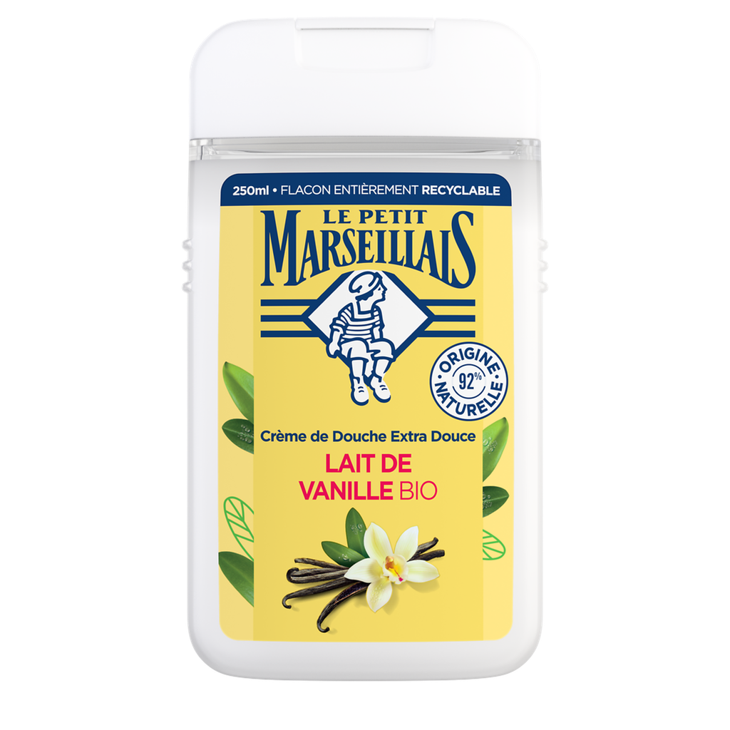 Le Petit Marseillais Crème De Douche Extra Douce Lait De Vanille Bio 250Ml