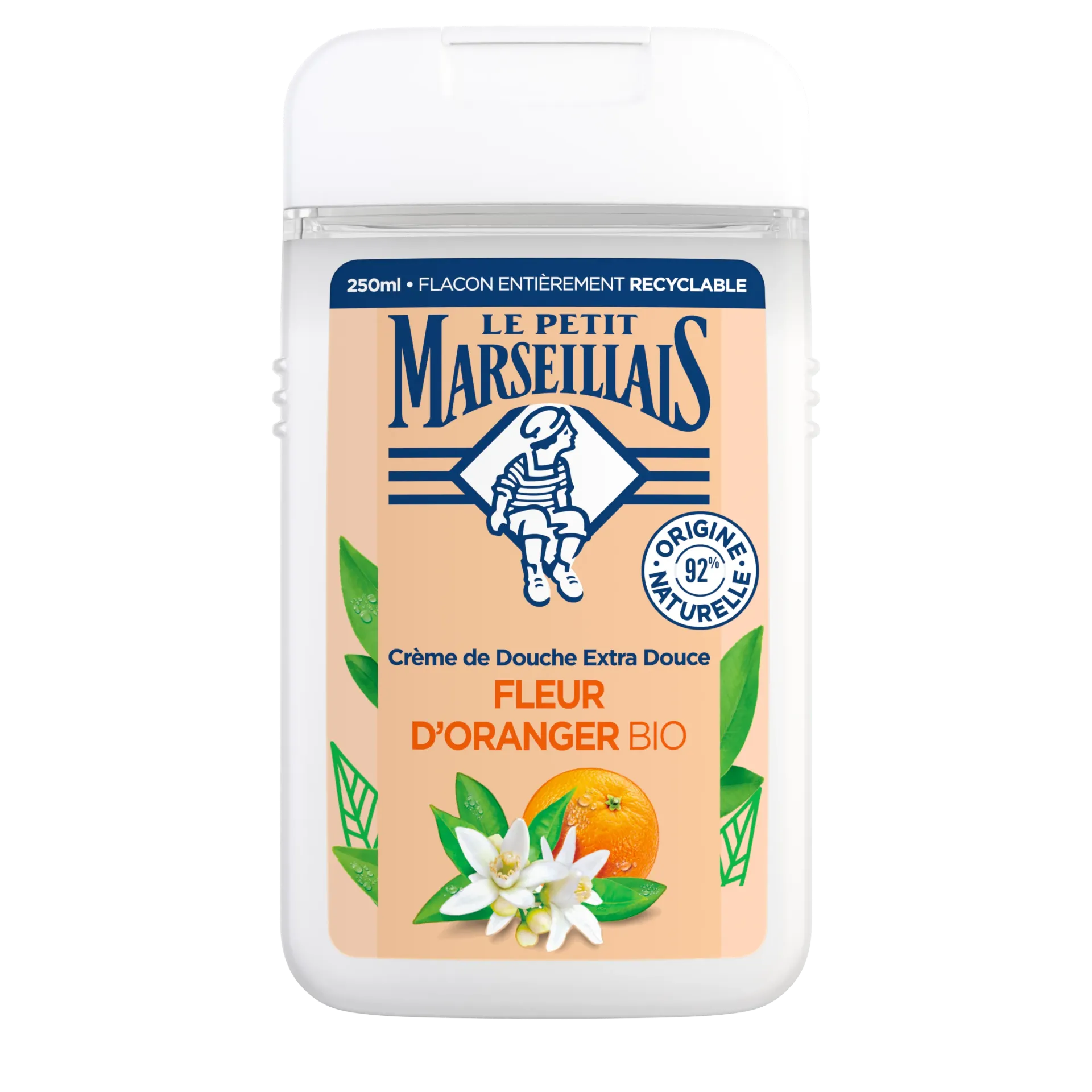 Le Petit Marseillais Crème De Douche Extra Douce Fleur D'Oranger Bio 250Ml