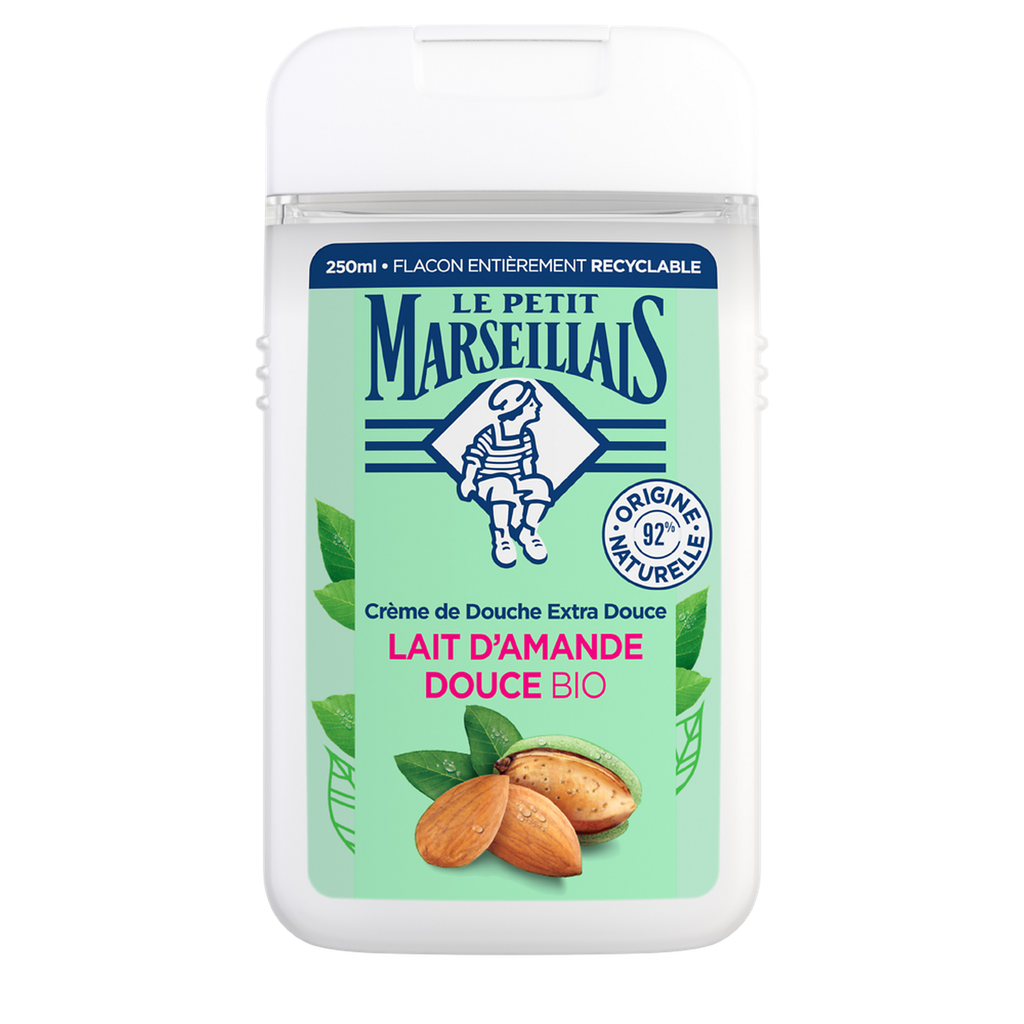 LE PETIT MARSEILLAIS Creme de Duche Extra Suave Leite de Amêndoas Doces Bio Edição limitada 40 anos 250 ml