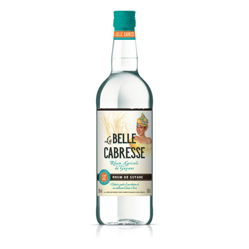[3585860010019] LA BELLE CABRESSE Rum branco agrícola da Guiana 100 cl