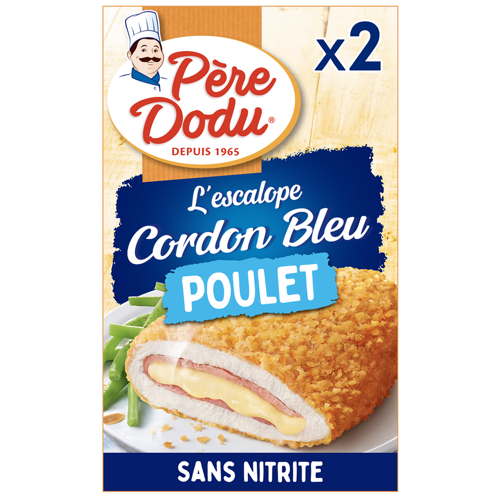 PERE DODU Chicken cordon bleu schnitzel 200 g