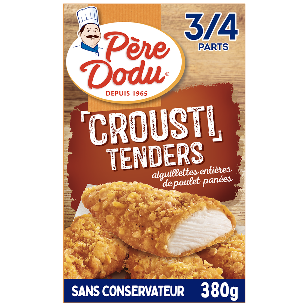 PERE DODU Crousti Tenders breaded chicken tenders 380 g