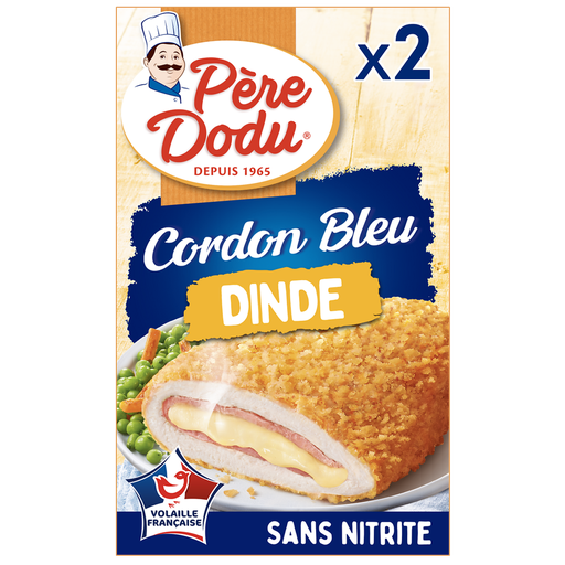 [3596690760470] PERE DODU Turkey Cordon Bleu L'originale 200 g