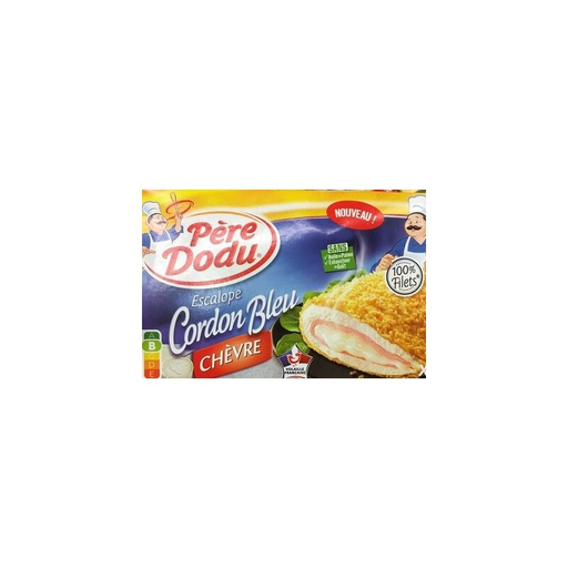 [3596690763853] PÈRE DODU Cordon Bleu Goat Cheese Escalope 200 g