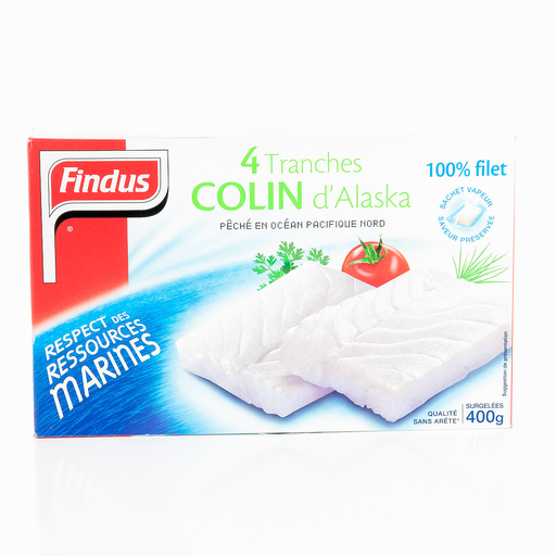[3599740000397] FINDUS Nature de Colin 4 Slices 400 g