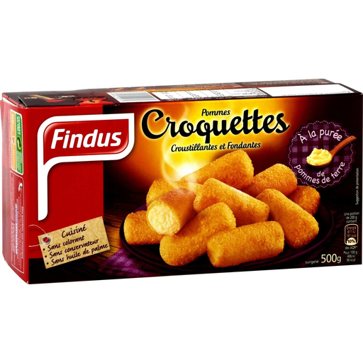 [3599740000717] FINDUS Croquetes de Batata estaladiços e fundentes 500 g