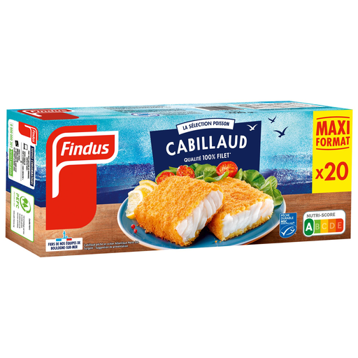 [3599740007501] FINDUS Rebozados de bacalao 1020 g