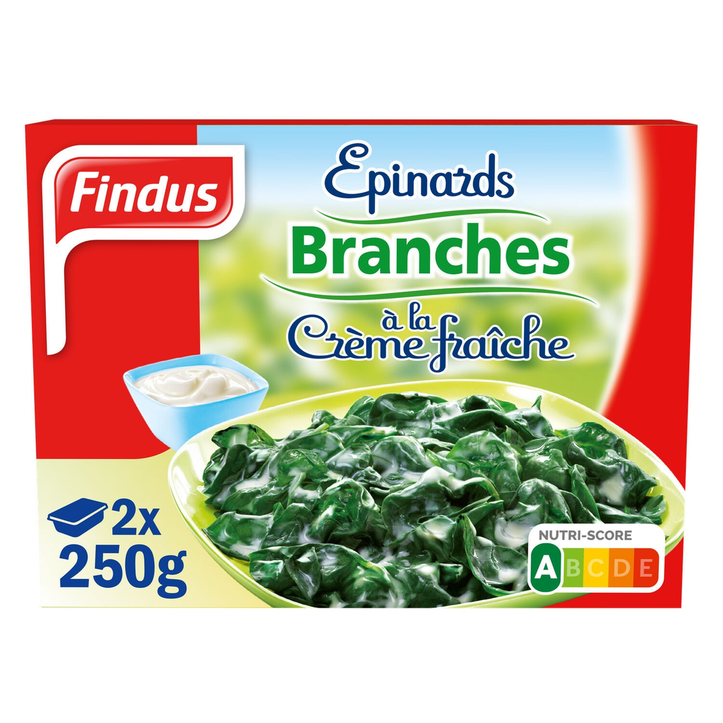 FINDUS Espinafres com natas 500 g