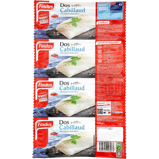 [3599740008973] FINDUS Lombos de bacalhau 440 g