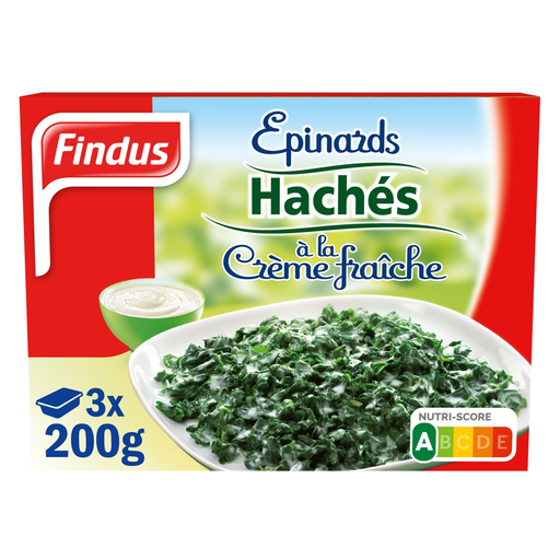 [3599740009345] FINDUS Espinafres picados com natas 600 g
