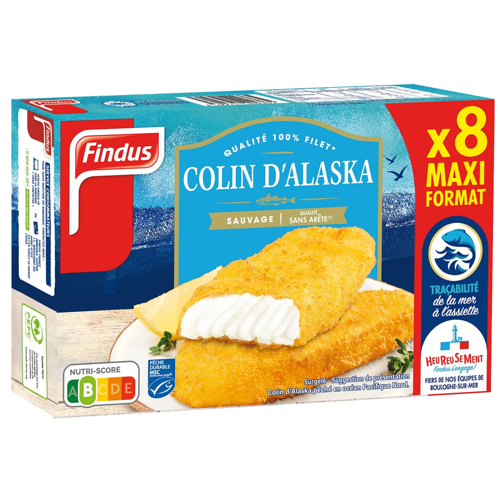 FINDUS Filetes de pescado empanado abadejo de Alaska 680 g