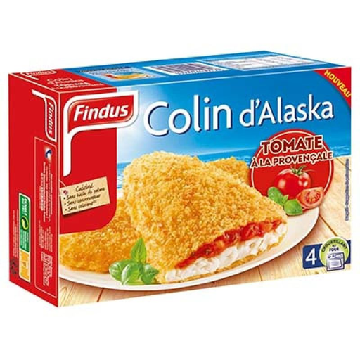 [3599741001508] FINDUS 4 Filetes de Escamudo do Alasca com Tomate 400 g