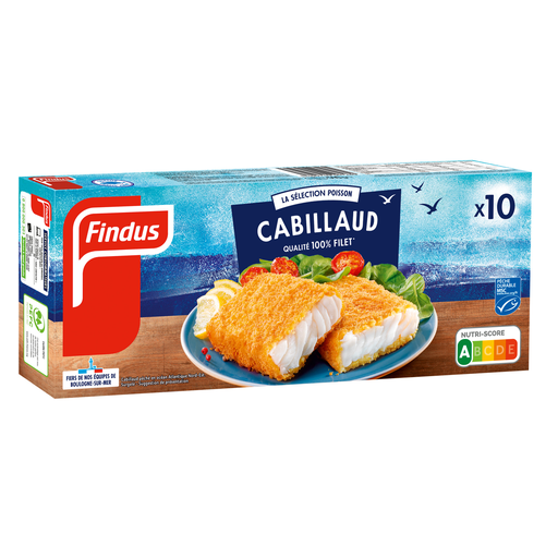 [3599741001737] FINDUS Filetes de bacalao empanados 510 g