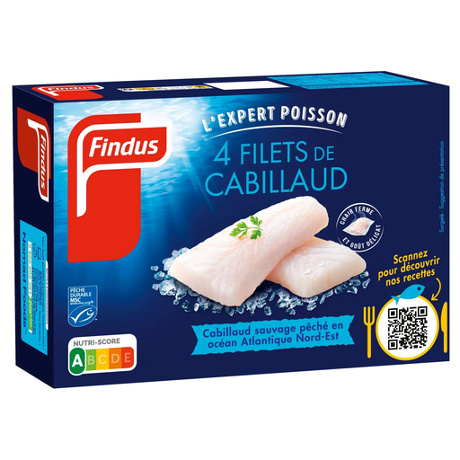 [3599741001898] FINDUS Filete de bacalao sin espinas MSC 400 g